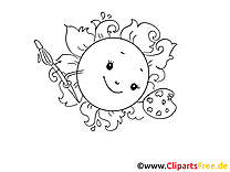 Pinceau clip art gratuit – Cartoons à colorier