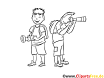 Photographes image – Gens images à colorier