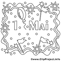 Journée internationale dessin – Coloriage premier mai