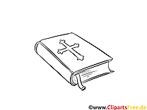 Bible image – Baptême images à colorier