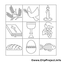 Décoration clipart – Confirmation dessins à colorier