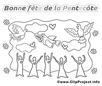 Fête illustration – Pentecôte à imprimer