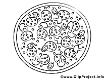Pizza images – Cuisine gratuits à imprimer