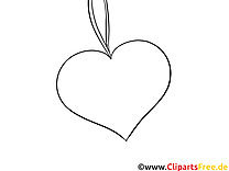 Clip arts coeur – Saint-valentin à imprimer