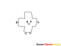 Croix image – Santé images à colorier