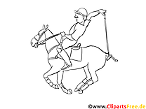 Polo illustration – Sport à imprimer