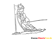 Ski illustration – Sport à imprimer