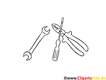 Outils clip art gratuit – Machines à imprimer