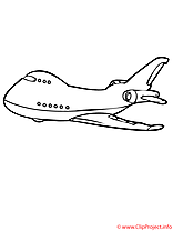 Coloriage avions illustration à télécharger