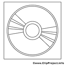 Disque image – Travail images à colorier