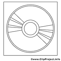 Disque image – Travail images à colorier