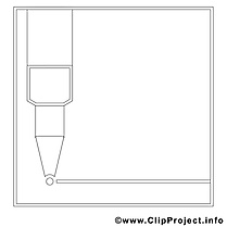 Feutre images gratuites – Travail à colorier