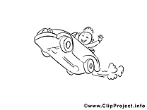 Salut voiture clip arts – Voitures à imprimer