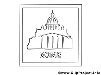 Rome illustration – Voyage à imprimer