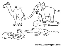 Zoo Coloriages Clipart Images Télécharger Gratuit