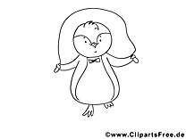 Pingouin dessins gratuits – Zoo à colorier