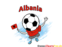 Ballon Football gratuit Images pour télécharger Albanie