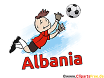 Joueurs gratuit Cliparts Soccer Albanie pour télécharger