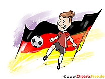 Joueur de Football Image Clipart gratuitement télécharger