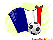 Balles et drapeaux football