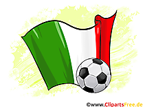 Italie Drapeau Clip art Images Football pour télécharger