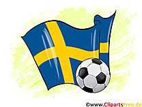 Suède Drapeau Football Soccer gratuit Image