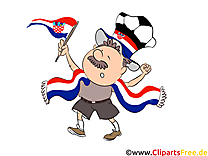 Clipart Football Terrain Croatie pour télécharger