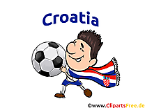 Cliparts Soccer Croatie Images pour télécharger