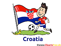 Croatie Illustrations Football Joueurs télécharger