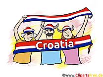 Gratuit Soccer Clip arts pour télécharger Croatie