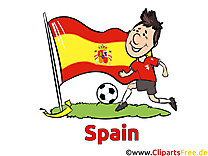 Gratuit Soccer Espagne Clip arts pour télécharger