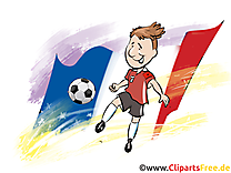 Joueur de Football  Clip Art