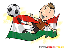 Hongrie Illustrations Football Joueurs télécharger