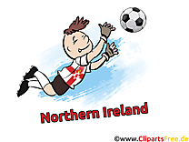 Clipart Football Terrain Irlande du Nord pour télécharger