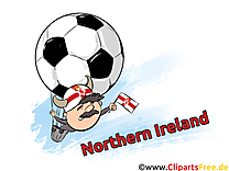 Irlande du Nord Joueur Football gratuit Image