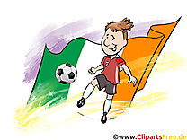 Drapeau Illustration Soccer Irlande télécharger