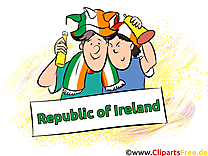 Fans Clipart Football Terrain Irlande pour télécharger