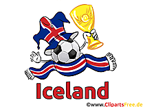 Cliparts Soccer Images pour télécharger Islande