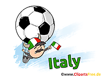 Cliparts Italie Soccer Images pour télécharger