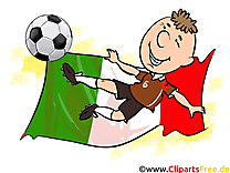 Drapeau Clipart Football Italie Terrain pour télécharger