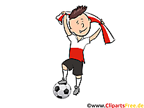 Clipart Football Terrain pour télécharger Pologne