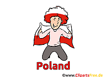 Cliparts Soccer Images Pologne pour télécharger