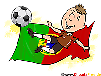 Drapeau Clipart Football Terrain Portugal télécharger