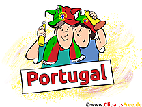 Fans Clip art Images Football Portugal pour télécharger