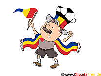 Cliparts Soccer Images pour télécharger Roumanie
