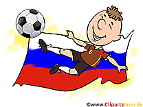 Drapeau Illustrations Football Russie télécharger