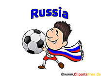 Gratuit Soccer Clip arts Russie pour télécharger