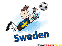 Joueurs Cliparts Soccer Suède pour télécharger