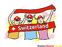 Football Clipart Joueur sur le Terrain Suisse