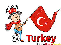 Drapeau Turquie Gratuit Soccer pour télécharger